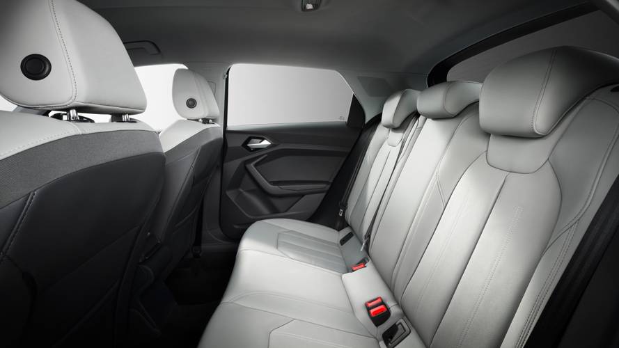 Banquette arrière de la Audi A1 GB 2019