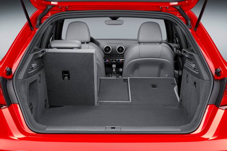 Audi A3 Sportback 8V facelift 2016 capacidad del maletero 380 l