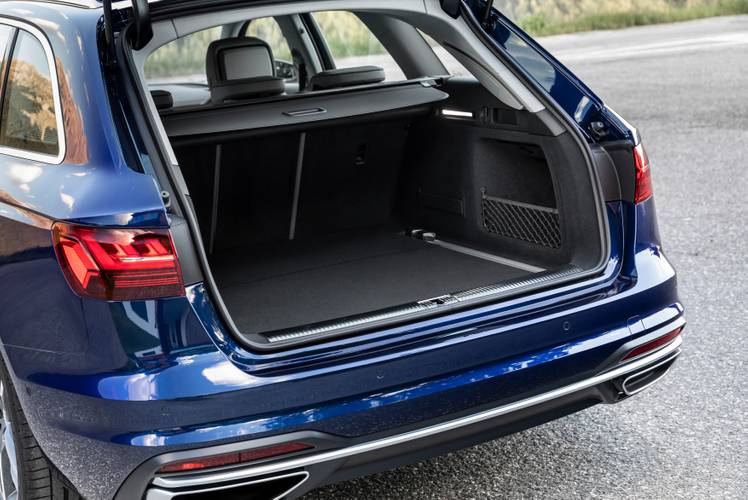 Audi A4 Avant 2019 facelift 8W capacidade da bagageira 495 l