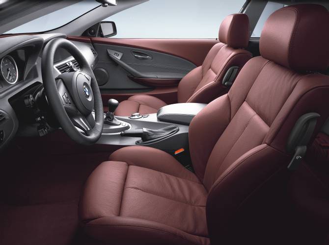 Interno di una BMW 6 E63 facelift 2007