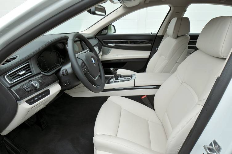 BMW 7 F01 facelift 2012 assentos dianteiros