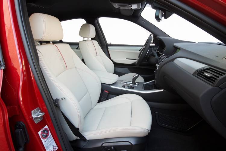 BMW x4 F26 2014 front seats