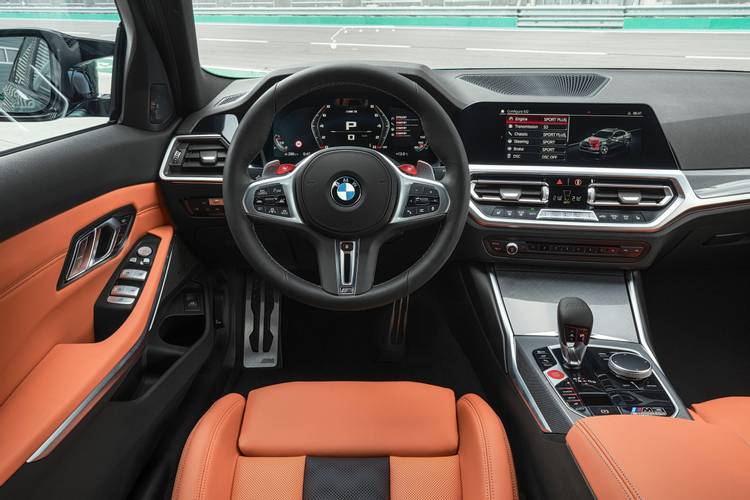 Interno di una BMW M3 G80 2020