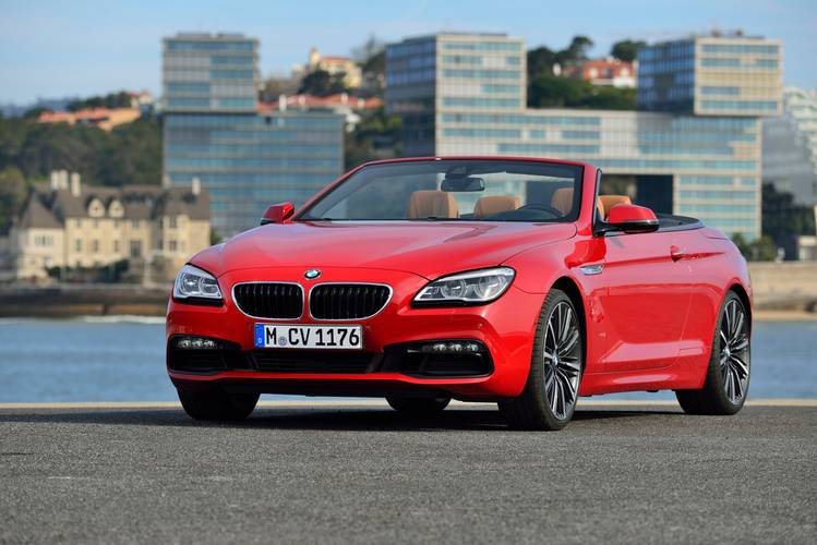 BMW 6 F12 facelift 2015 descapotable