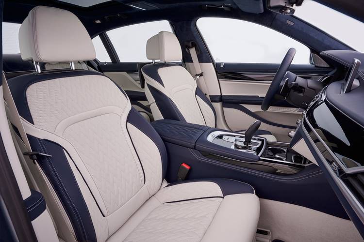 BMW 7 G11 facelift 2019 přední sedadla