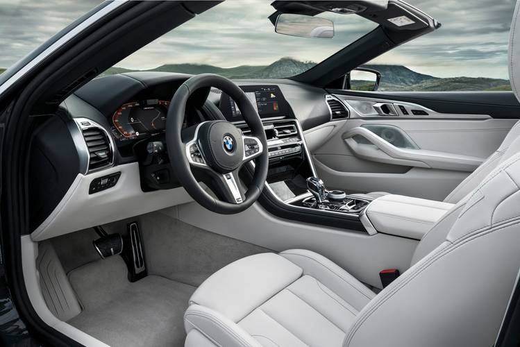 BMW 8 G14 2018 Cabrio asientos delanteros