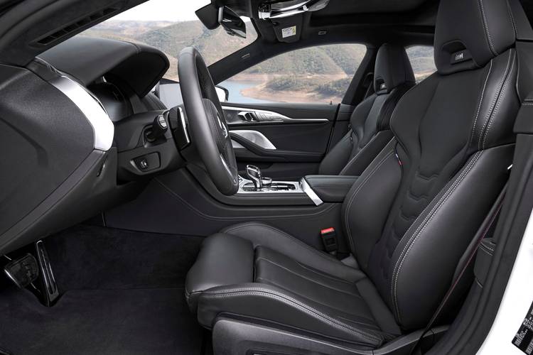 BMW 8 G16 gran coupe 2019 front seats