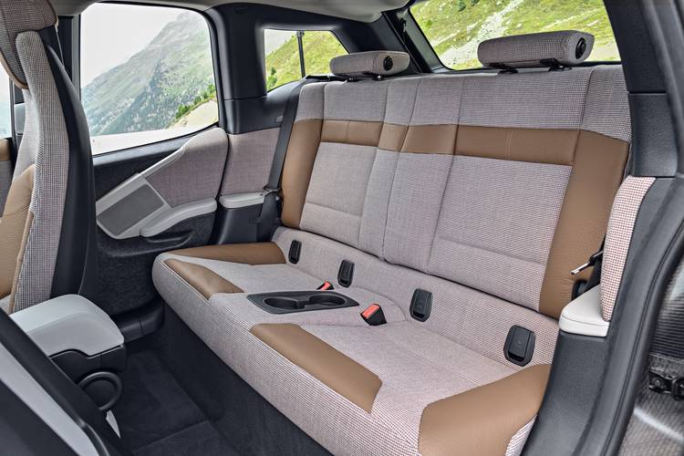 Banquette arrière de la BMW i3 facelift 2018