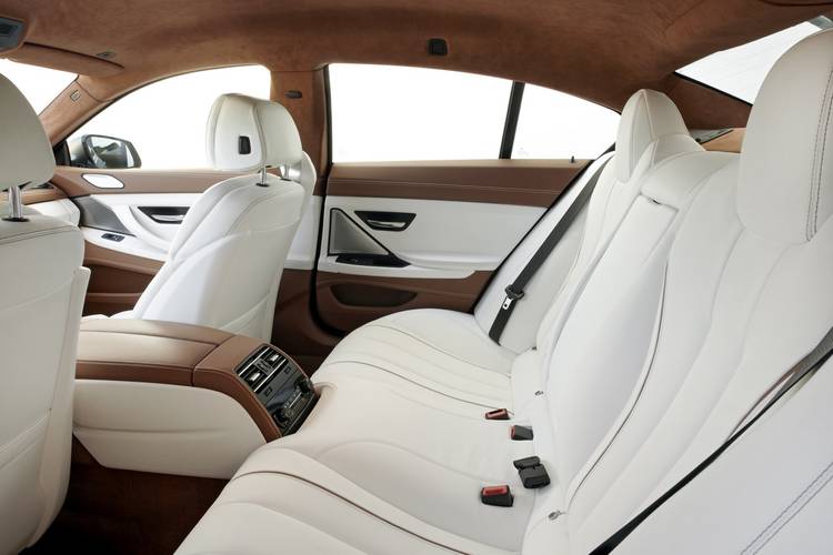 BMW 6 F06 Gran Coupe 2011 rear seats