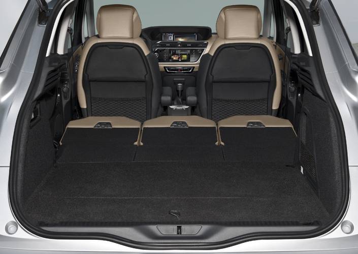 Citroen C4 Picasso 2013 rear folding seats