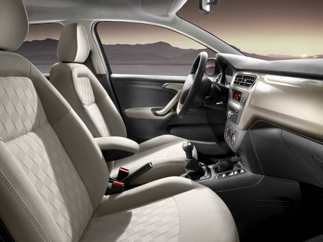 Citroen C-Elysee 2012 front seats