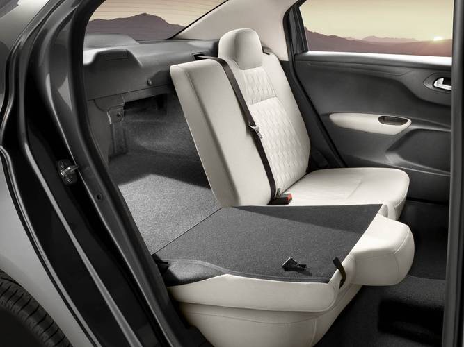 Citroen C-Elysee 2012 rear folding seats