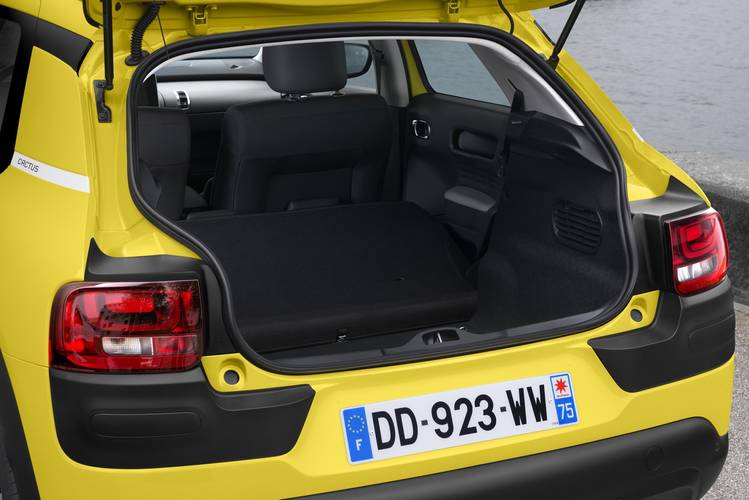 Citroen C4 Cactus 2014 sklopená zadní sedadla