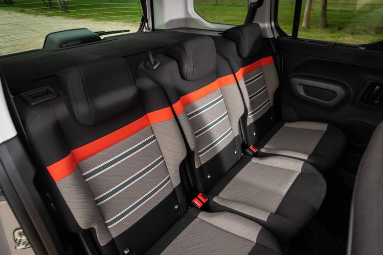 Banquette arrière de la Citroen Berlingo K9 2018