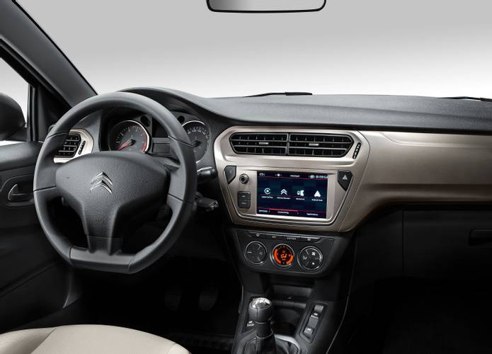 Citroen C-Elysee facelift 2017 interior