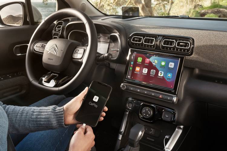 Citroen C3 Aircross facelift 2021 Infotainment