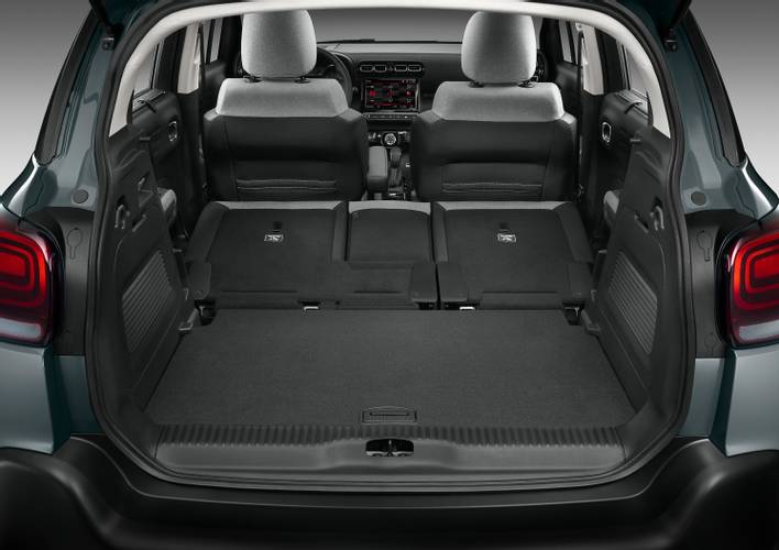 Citroen C3 Aircross facelift 2021 rear seats