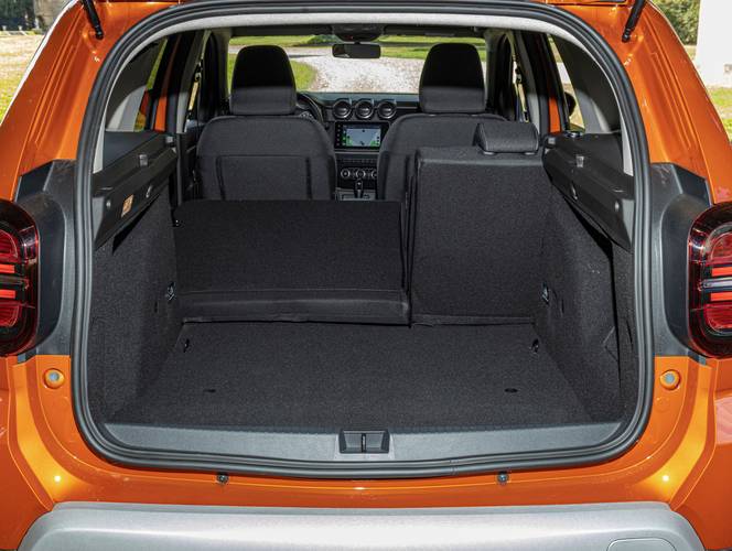 Dacia Duster HM facelift 2022 rear folding seats