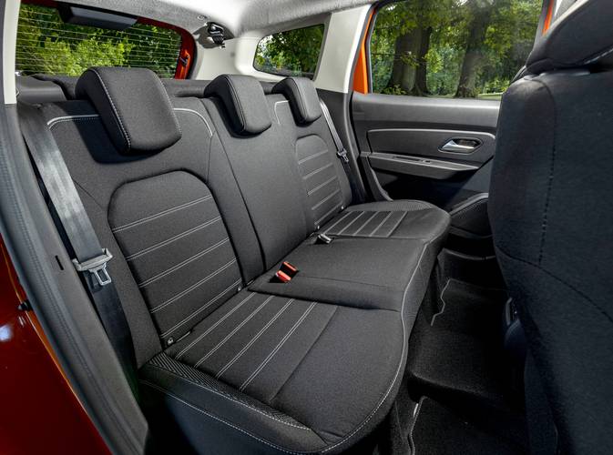 Dacia Duster HM facelift 2022 rear seats