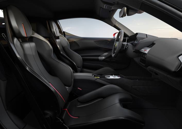 Ferrari SF90 Stradale 2019 voorstoelen