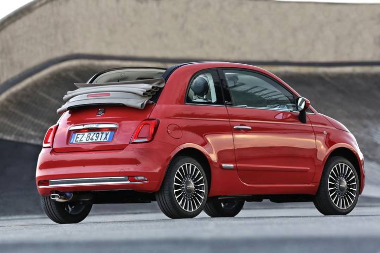 Fiat 500C 312 facelift 2018 convertible