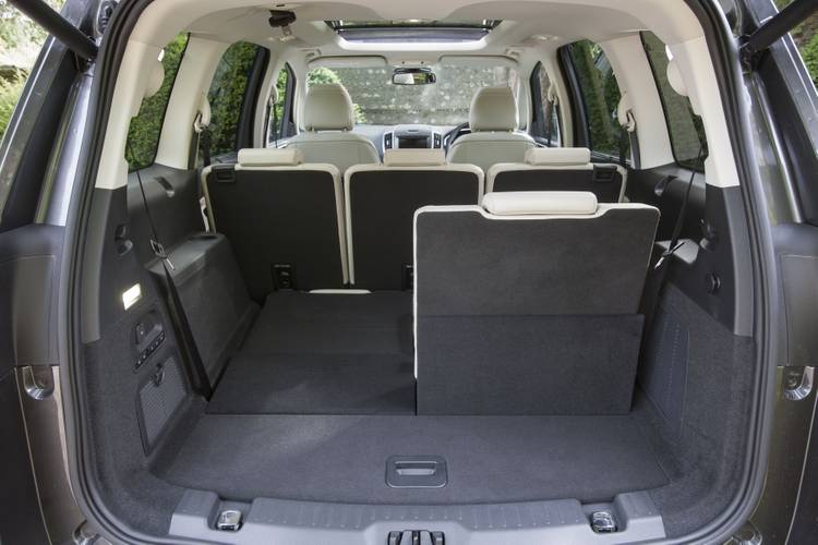 Ford Galaxy 2015 plegados los asientos traseros