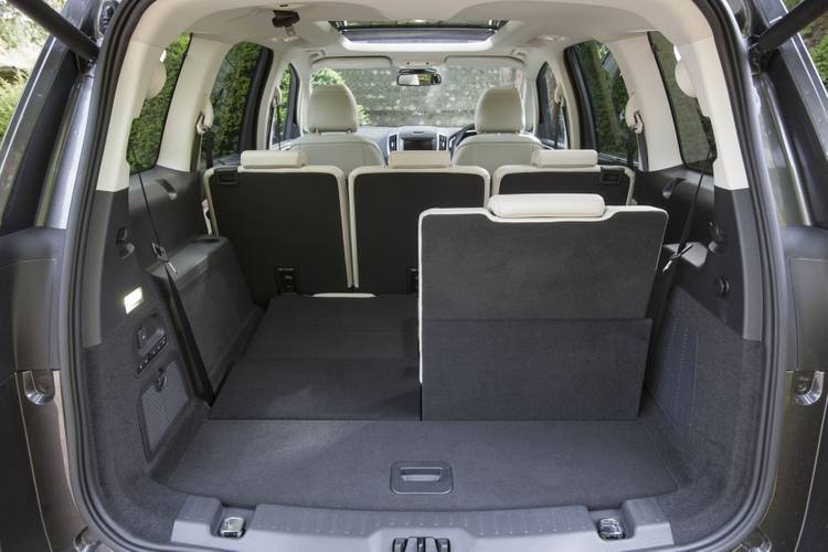 Ford Galaxy 2015 bagageruimte tot aan voorstoelen