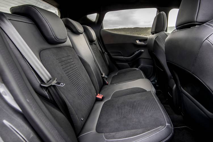 Banquette arrière de la Ford Fiesta ST 2018