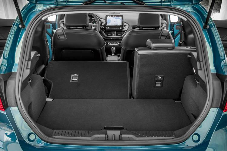 Ford Fiesta 2017 bagageruimte tot aan voorstoelen
