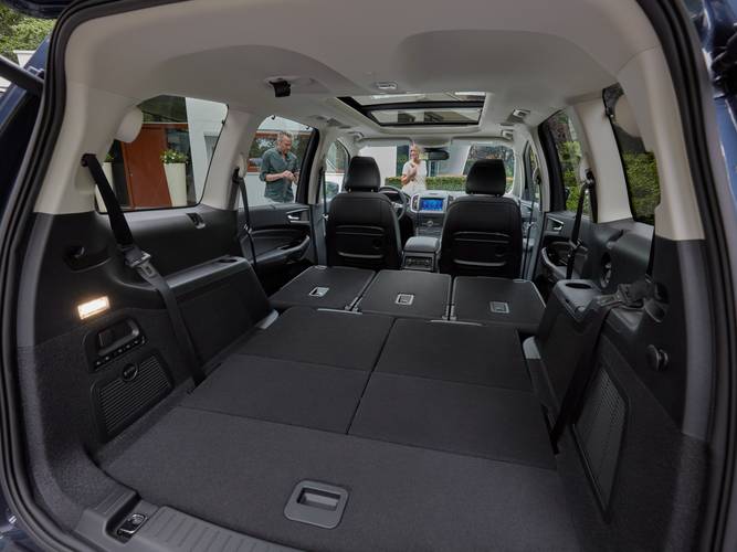 Ford Galaxy CD390 facelift 2019 sklopená zadní sedadla