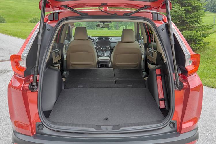 Honda CR-V 2019 RW RT bagageruimte tot aan voorstoelen