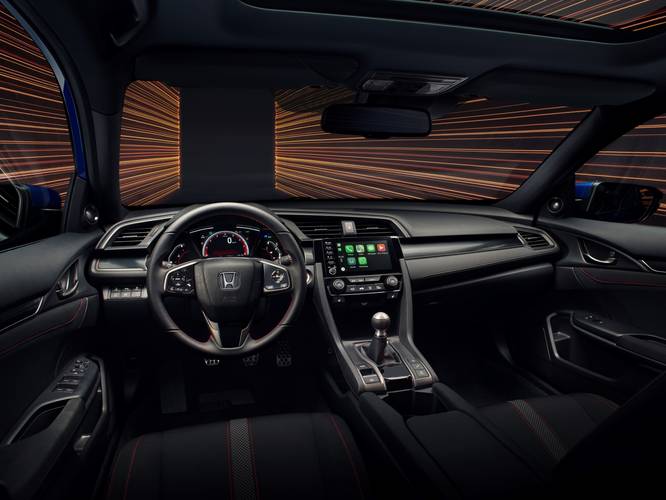 Interno di una Honda Civic Facelift 2020