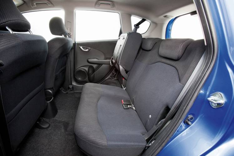 Honda Jazz GE facelift 2012 2012 rear seats