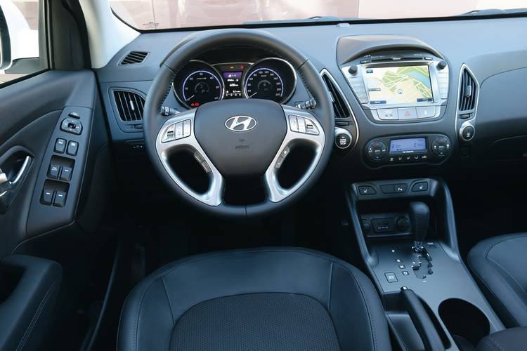 Interno di una Hyundai ix35 LM facelift 2013