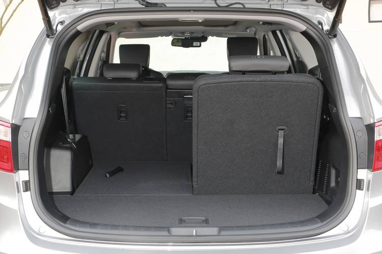 Hyundai Santa Fe DM 2012 bagageruimte tot aan voorstoelen