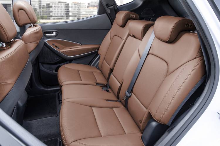 Hyundai Santa fe facelift 2016 assentos traseiros