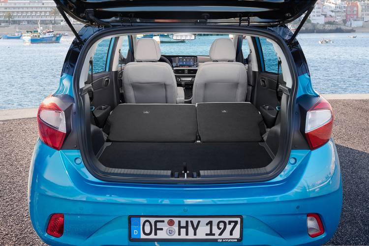 hyundai i10 2020 bei umgeklappten sitzen