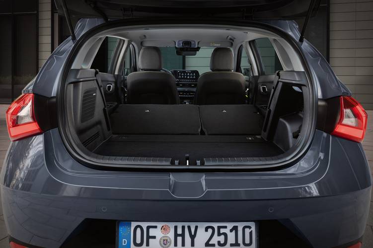 Hyundai i20 BC3 2020 bagageruimte tot aan voorstoelen