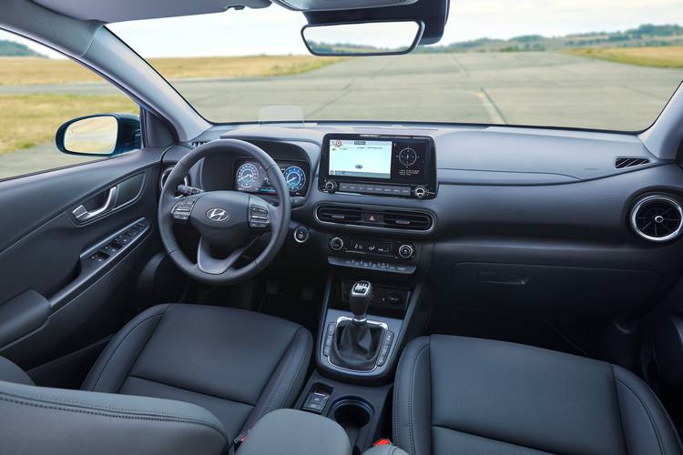 Interno di una Hyundai Kona Facelift 2021