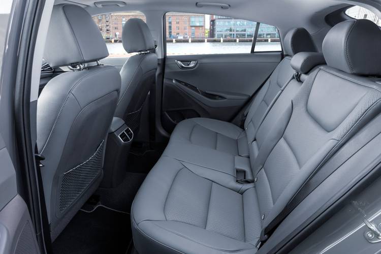 Hyundai IONIQ AE Electric facelift 2019 rear seats