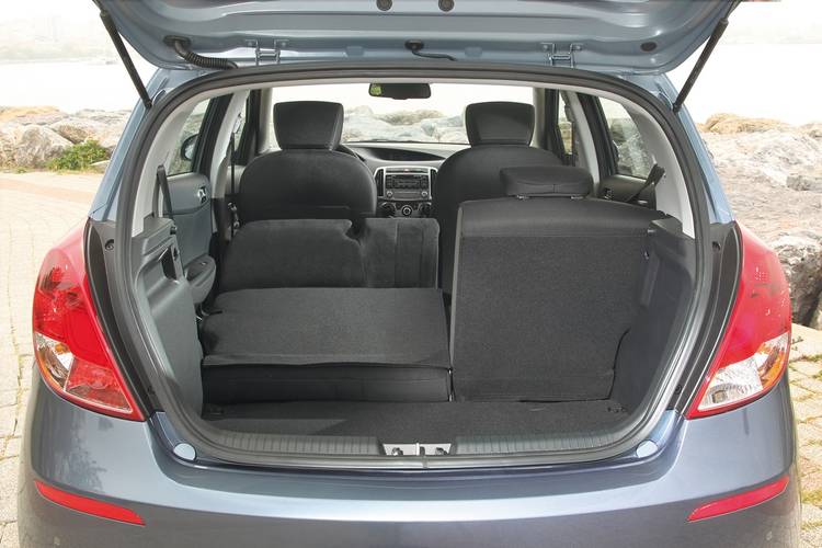 Hyundai i20 Facelift 2012 bagageruimte