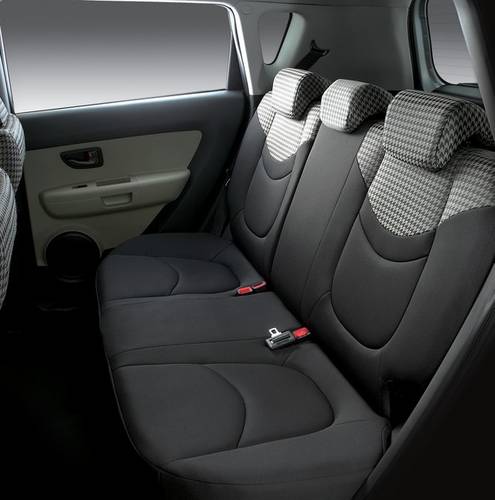 Kia Soul AM 2009 rear seats