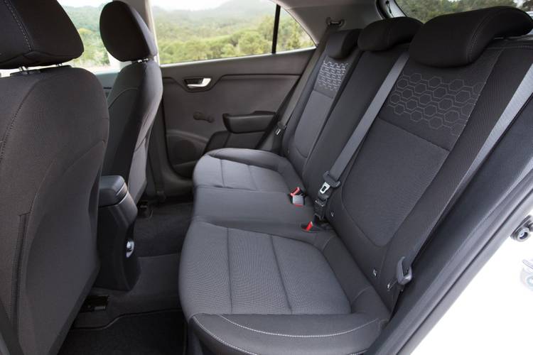 Kia Rio YB 2019 rear seats