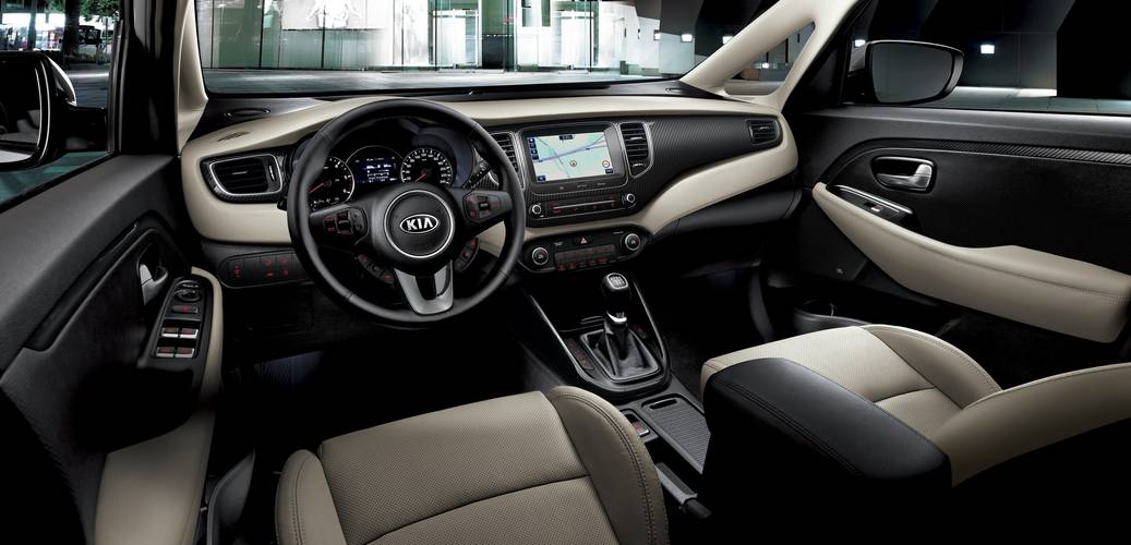 Kia Carens RPPE facelift 2017 interior