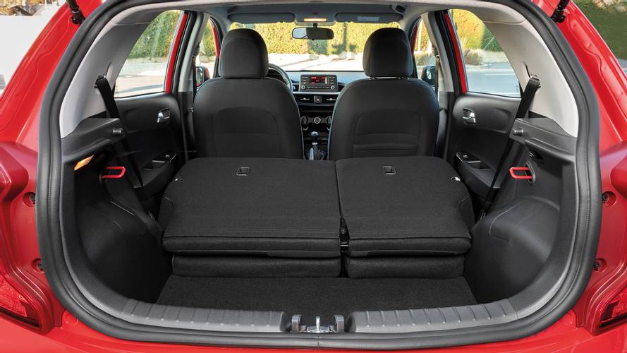 Kia Picanto JA facelift 2021 sièges arrière rabattus