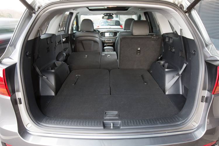 KIa Sorento UM facelift 2019 bagageruimte tot aan voorstoelen
