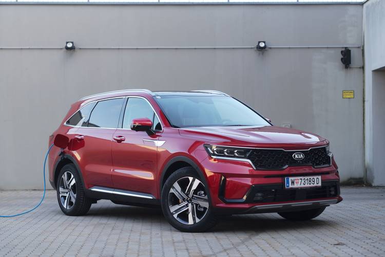 Kia Sorento MQ4 PHEV 2021 nabíjení