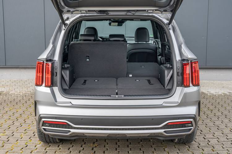 Kia Sorento MQ4 2021 bagageruimte tot aan voorstoelen