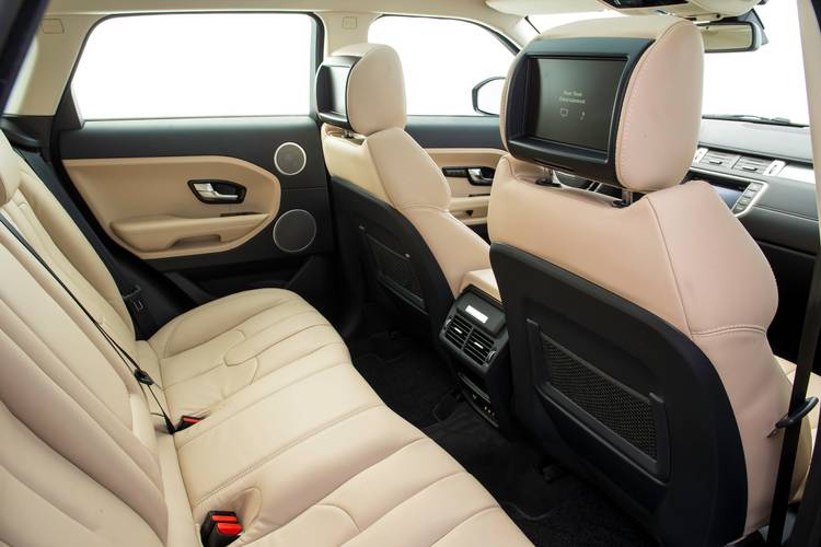 RanRover Evoque L538 Coupe 2011 rear seats