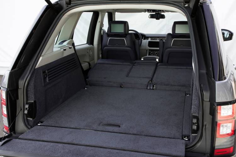 Range Rover L405 2013 bagageruimte tot aan voorstoelen